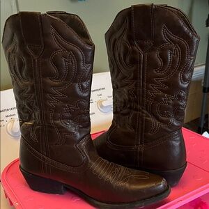 Rampage Dark Brown Leather Boots
